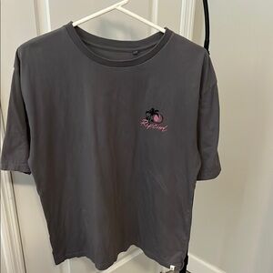Rip Curl Gray Short Sleeve T-Shirt